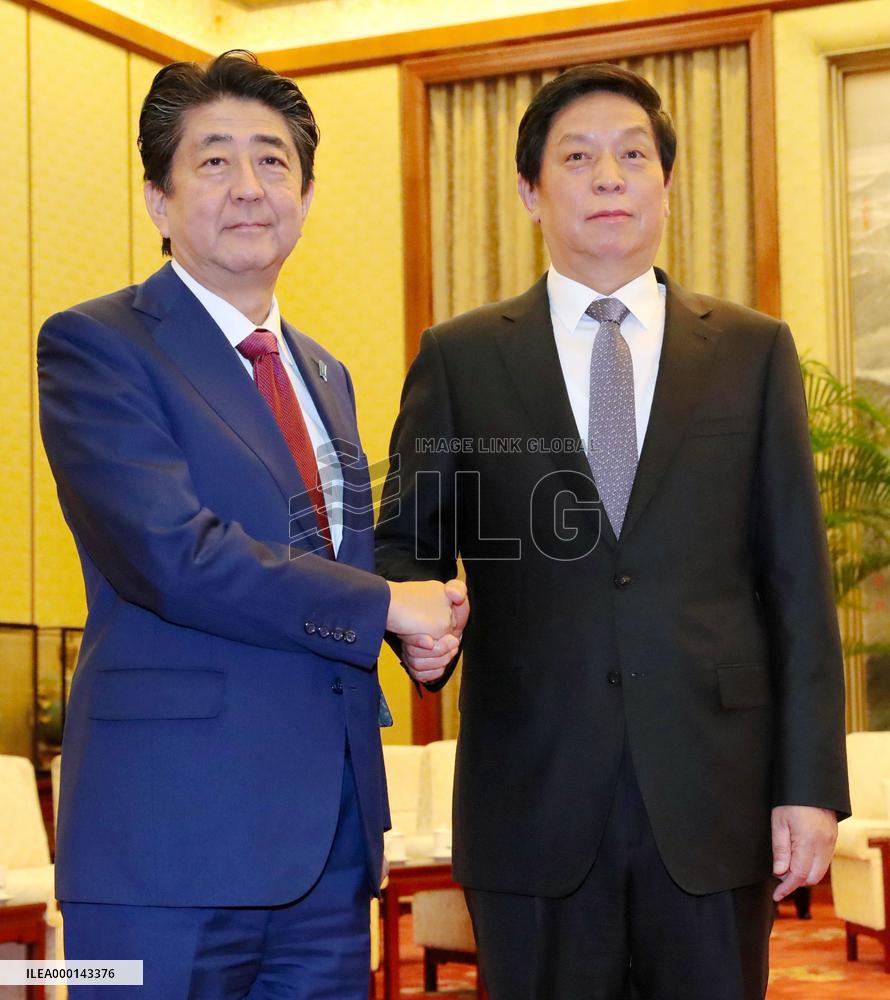 Japan PM Abe in China