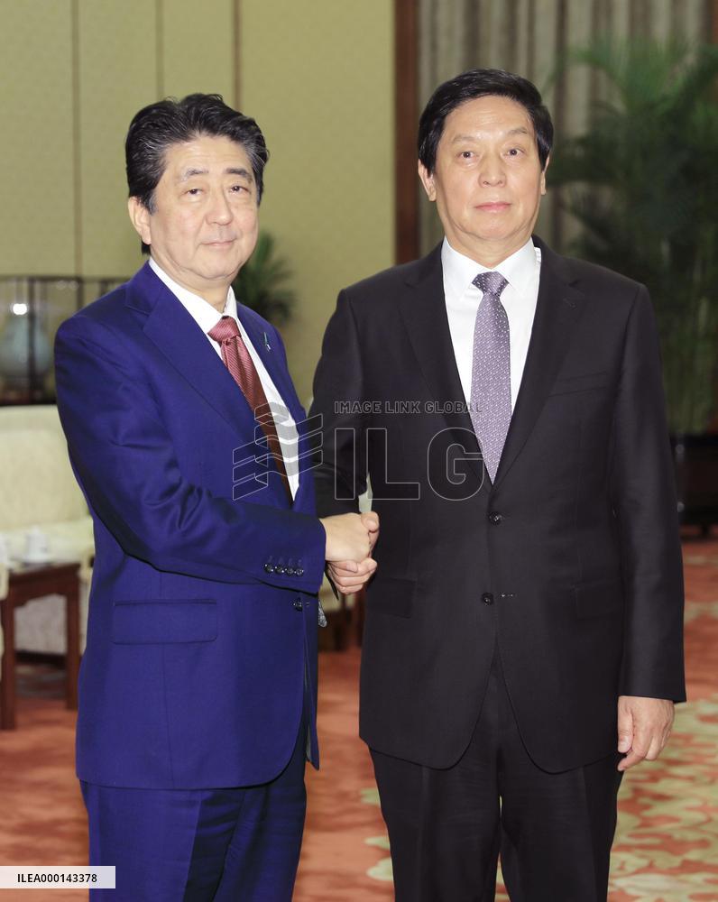 Japan PM Abe in China
