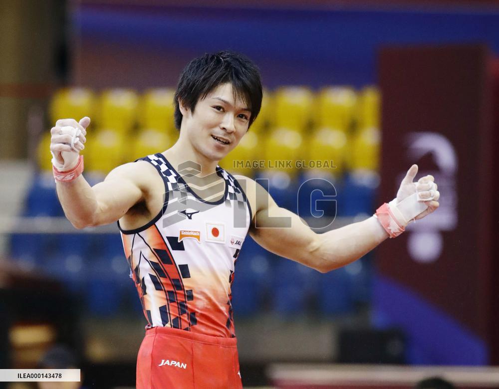 Gymnastics: Kohei Uchimura at world championships
