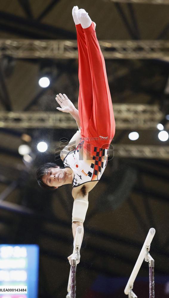 Gymnastics: Kohei Uchimura at world championships