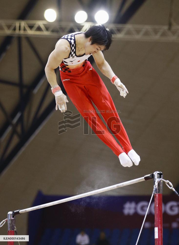 Gymnastics: Kohei Uchimura at world championships