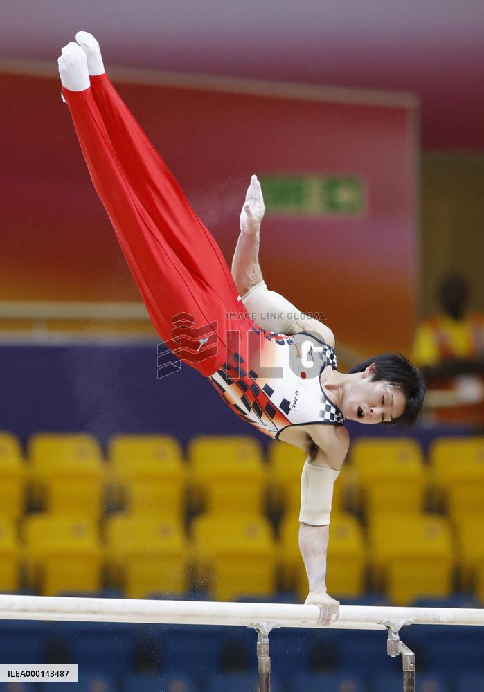 Gymnastics: Kohei Uchimura at world championships