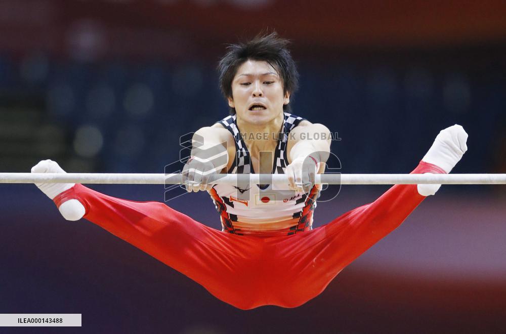 Gymnastics: Kohei Uchimura at world championships
