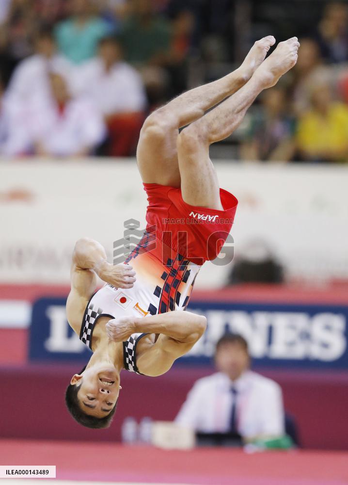 Gymnastics: Kenzo Shirai at world championships