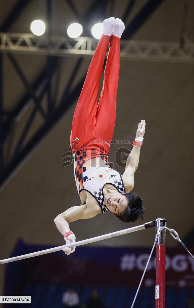 Gymnastics: Kohei Uchimura at world championships