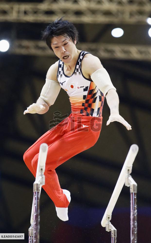 Gymnastics: Kohei Uchimura at world championships