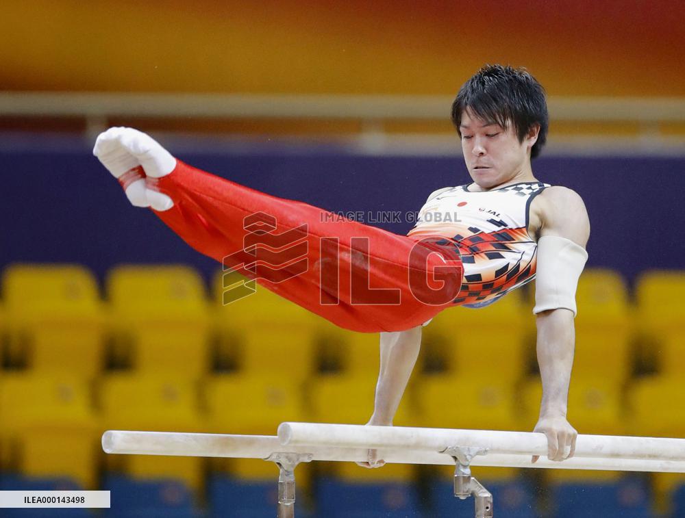 Gymnastics: Kohei Uchimura at world championships