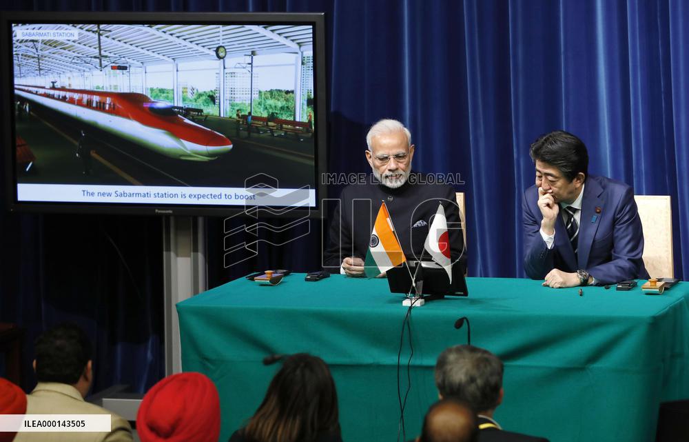 Japan-India PM talks