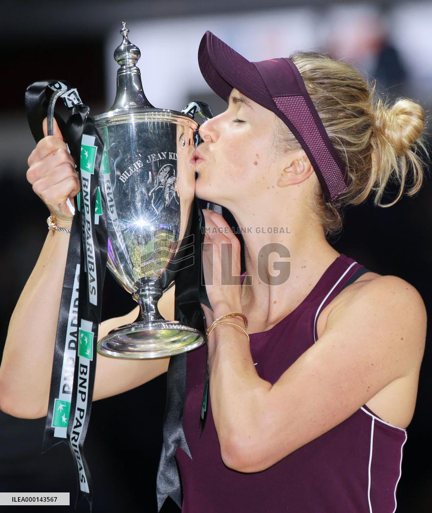 Tennis: Elina Svitolina wins WTA Finals