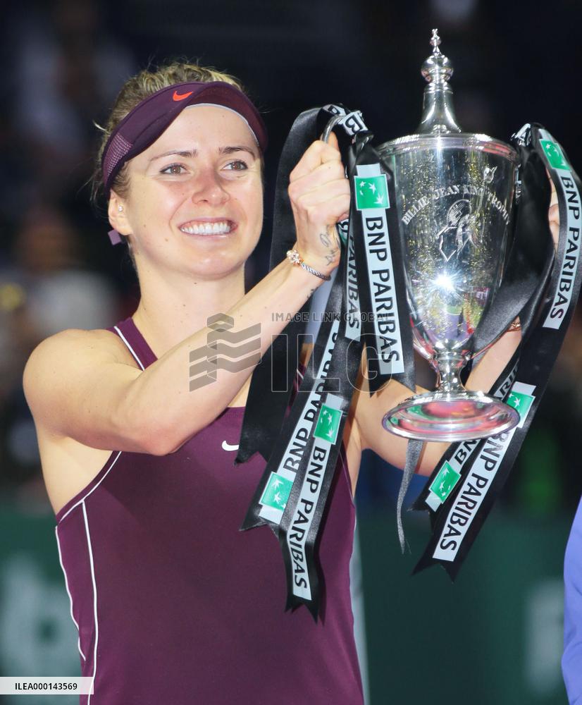 Tennis: Elina Svitolina wins WTA Finals
