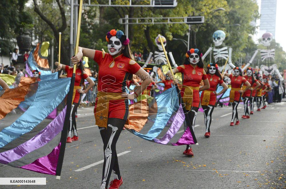 Day of the Dead parade in Mexico