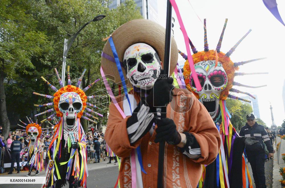 Day of the Dead parade in Mexico