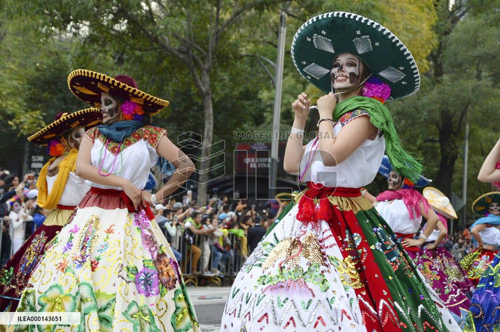 Day of the Dead parade in Mexico