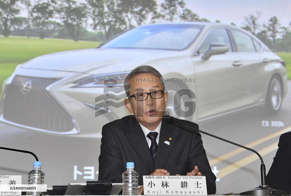 Toyota briefing on first-half earnings