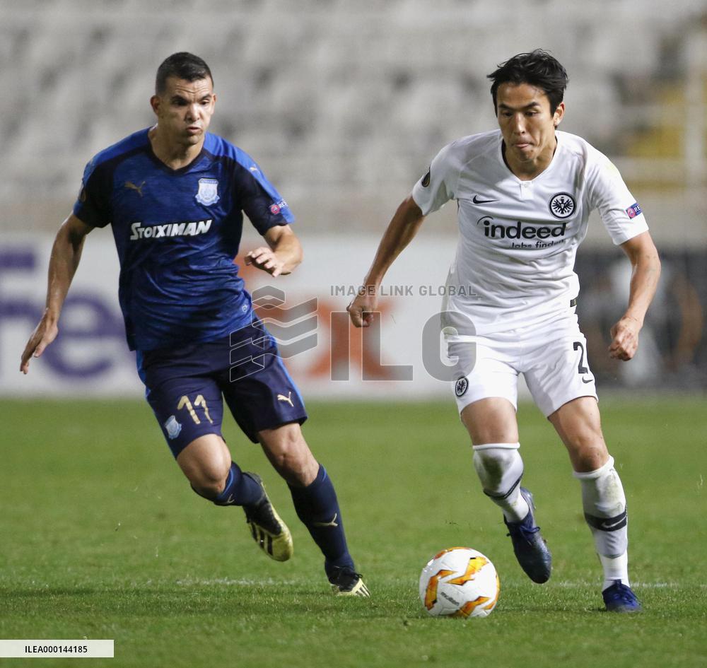 Football: Limassol vs Eintracht in Europa League