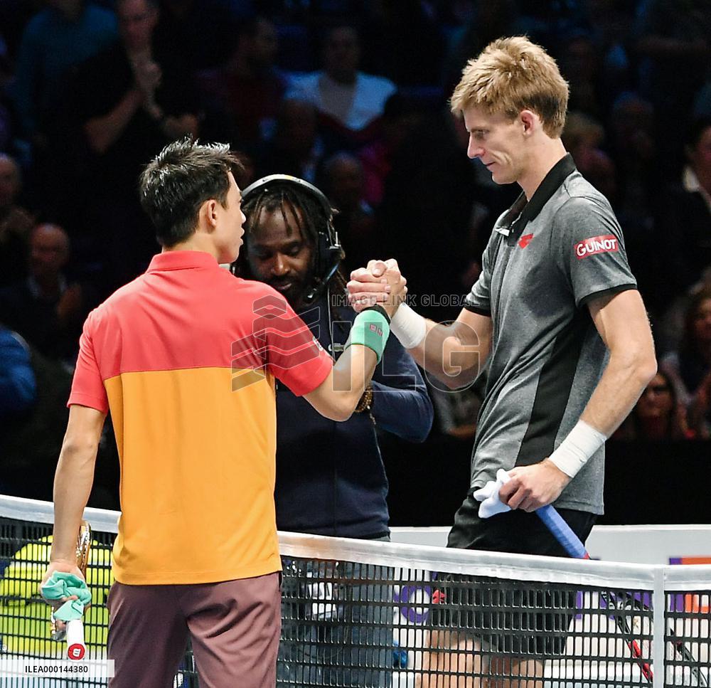 Tennis: Anderson-Nishikori at ATP Finals