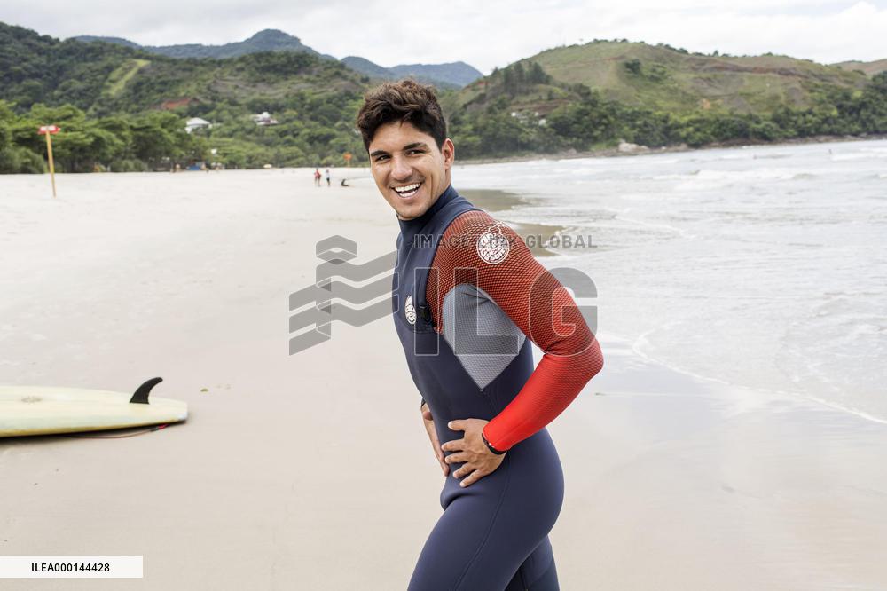 Brazilian surfer Gabriel Medina