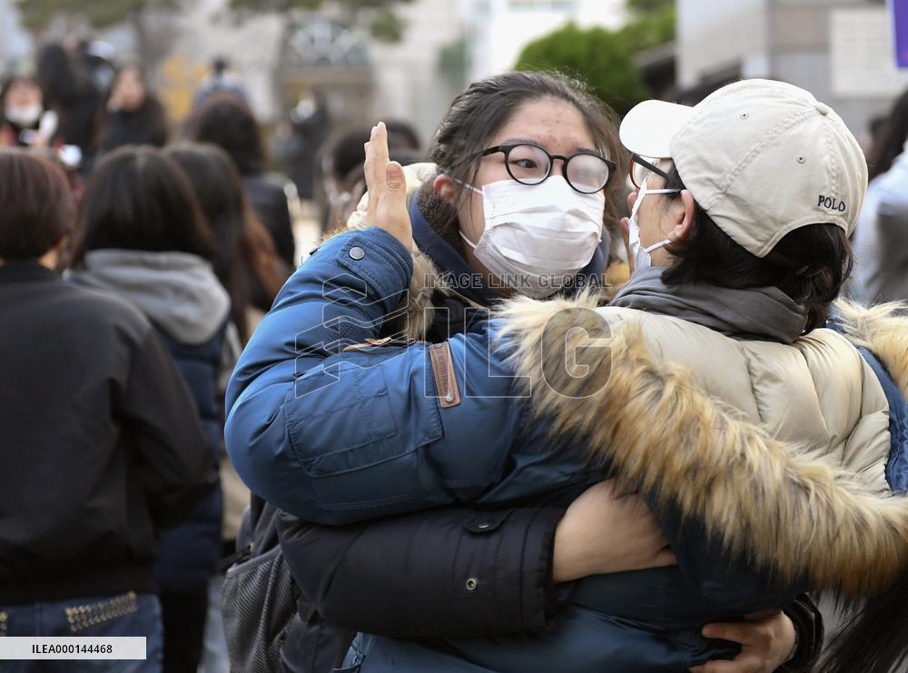 College entrance exams in S. Korea