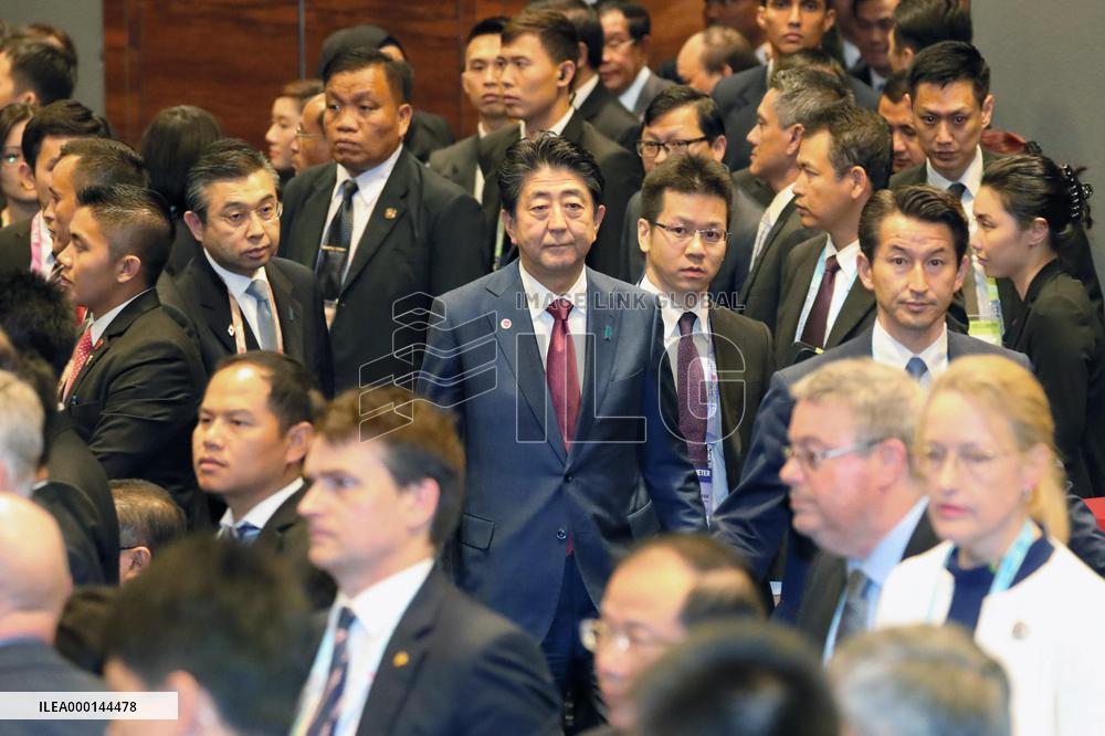 Japan PM Abe at RCEP meeting