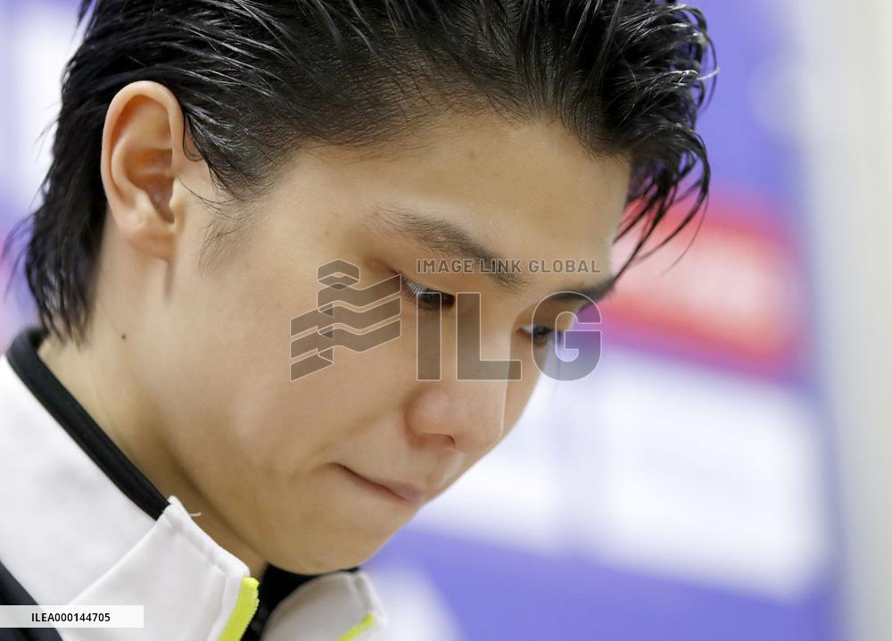 Figure skating: Hanyu at Rostelecom Cup