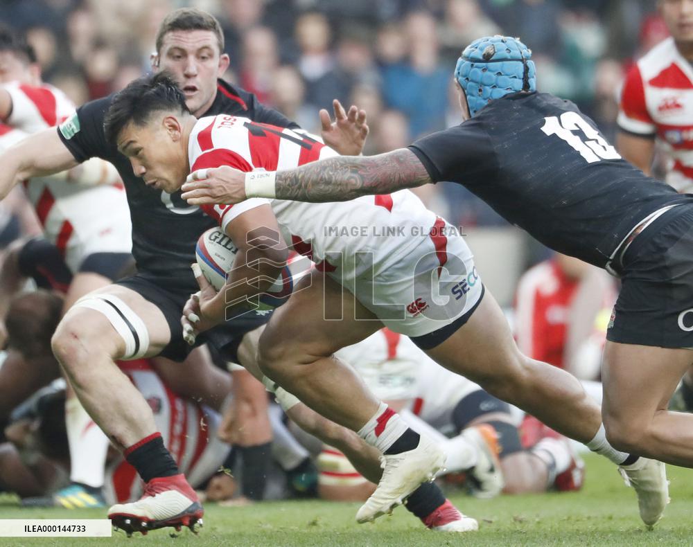 Rugby: Japan-England test match