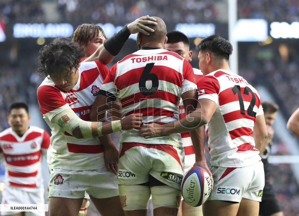 Rugby: Japan-England test match