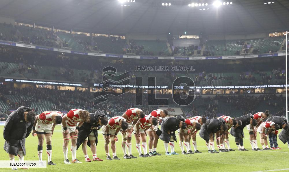Rugby: Japan-England test match
