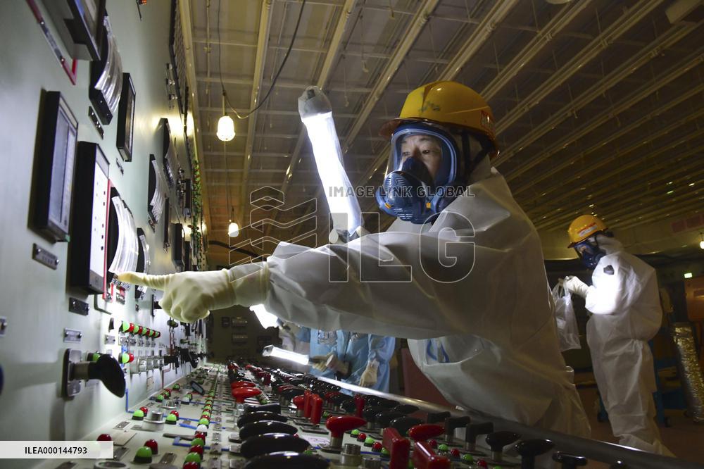 Control room of Fukushima Daiichi nuclear plant