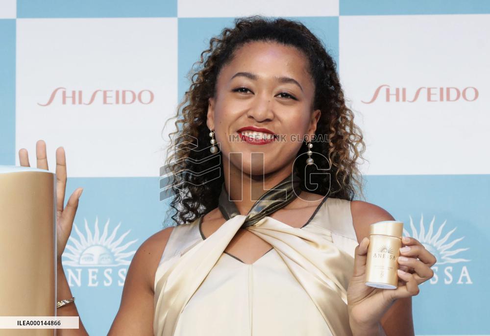 Tennis: Naomi Osaka as Shiseido brand ambassador