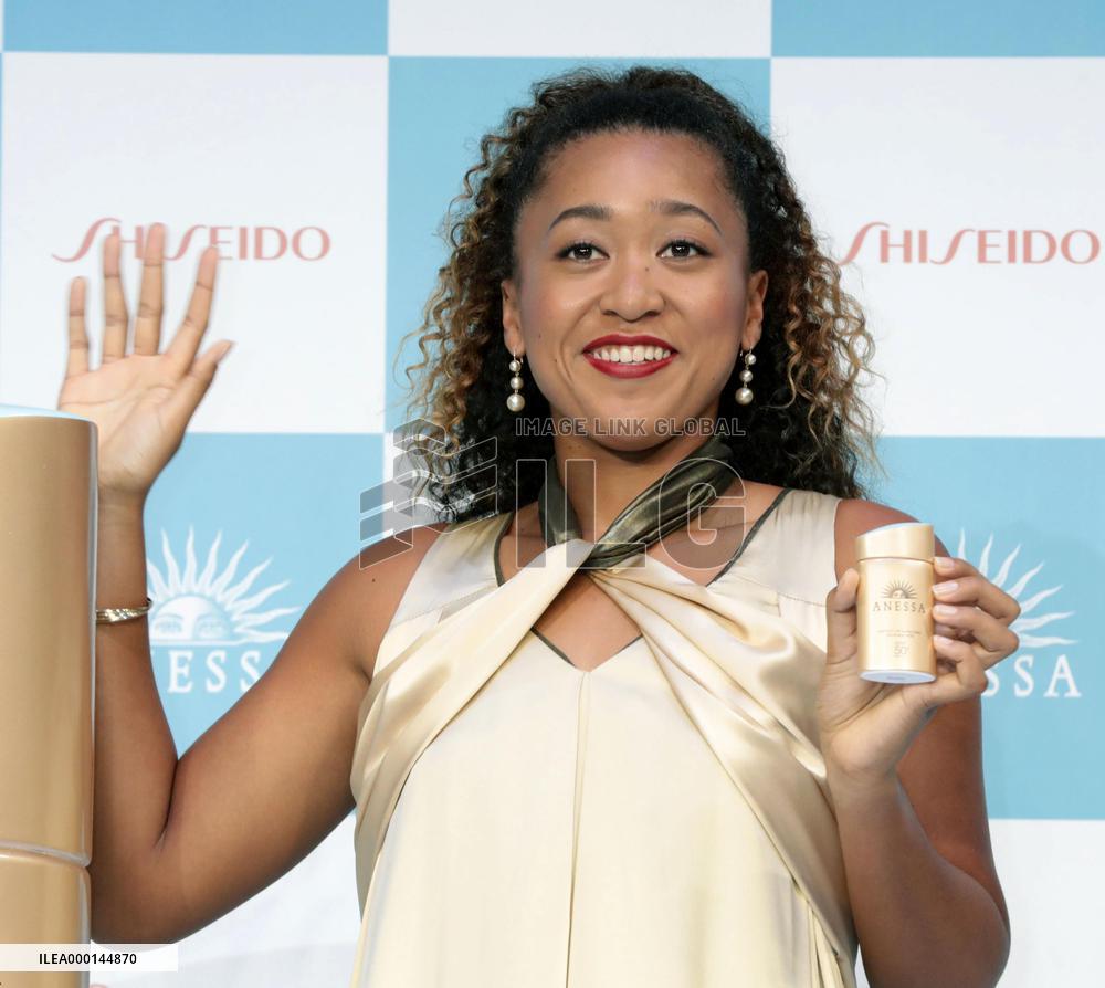 Tennis: Naomi Osaka as Shiseido brand ambassador
