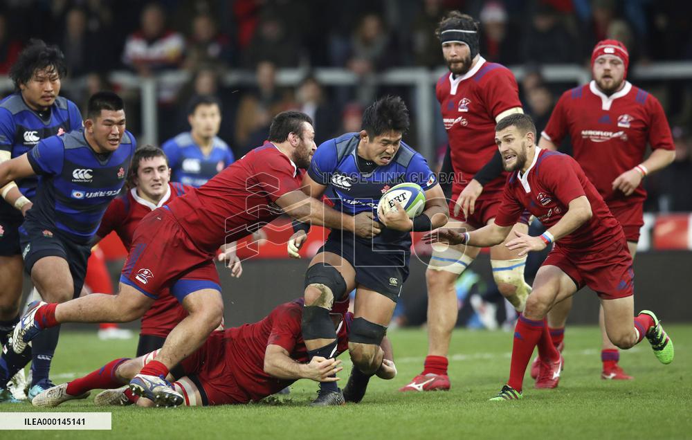 Rugby: Japan-Russia test match