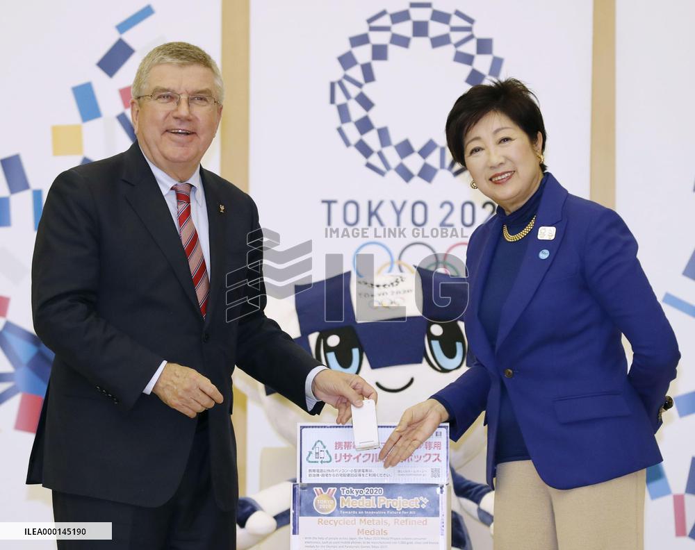 IOC chief Bach in Japan