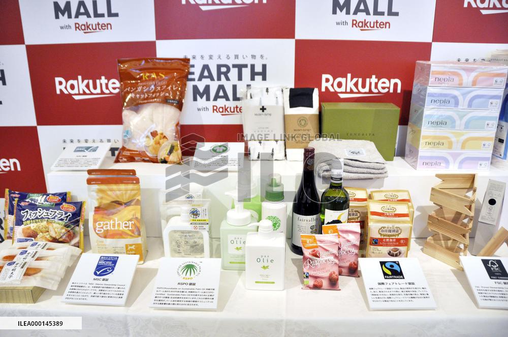 Rakuten starts online sale of eco-friendly products