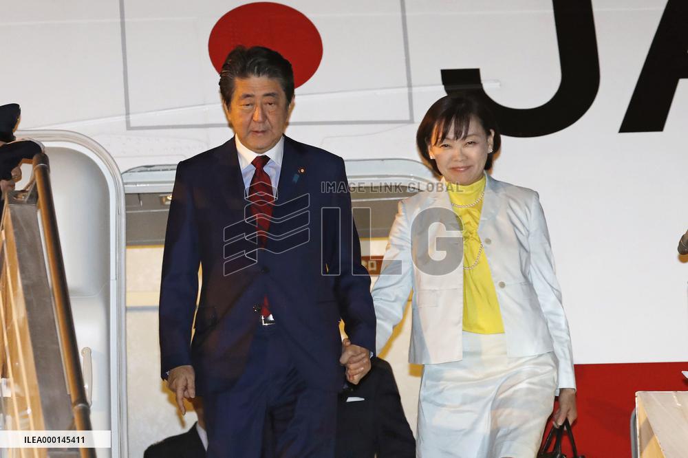 Japan PM Abe in Argentina for G-20 summit
