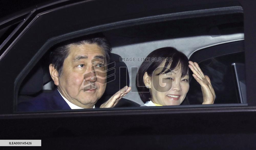 Japan PM Abe in Argentina for G-20 summit