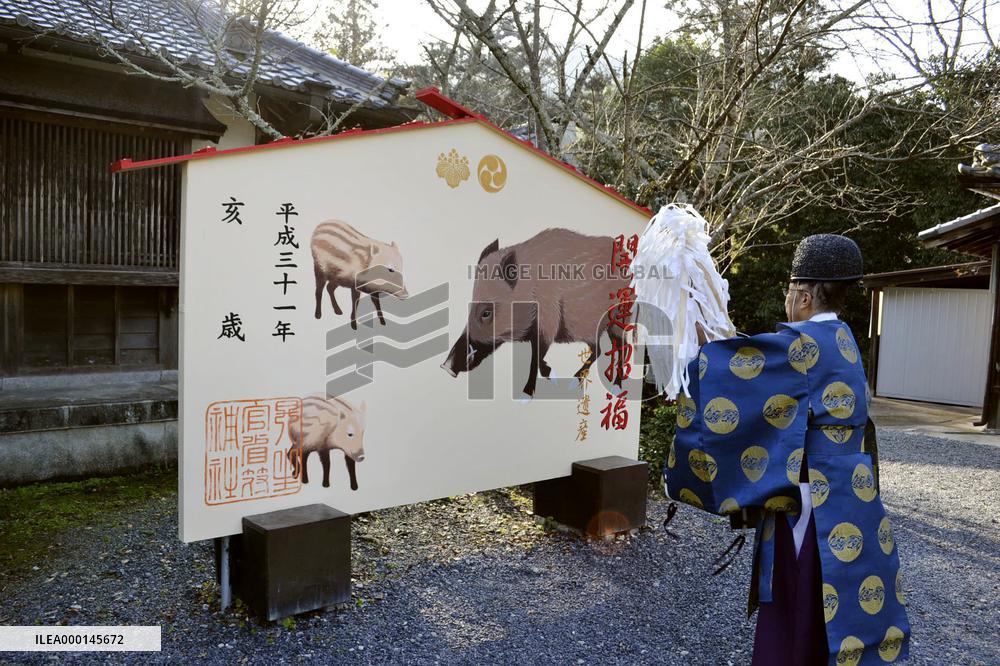 Year of Boar in 2019