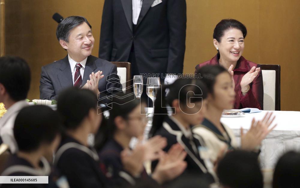 Crown prince at English speech contest