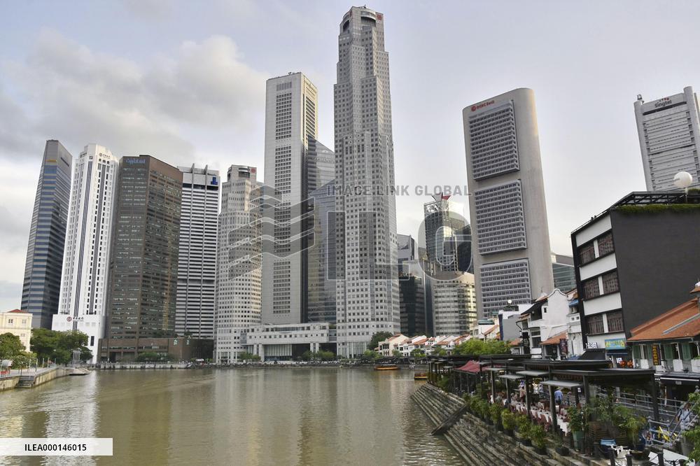 Raffles Place in Singapore
