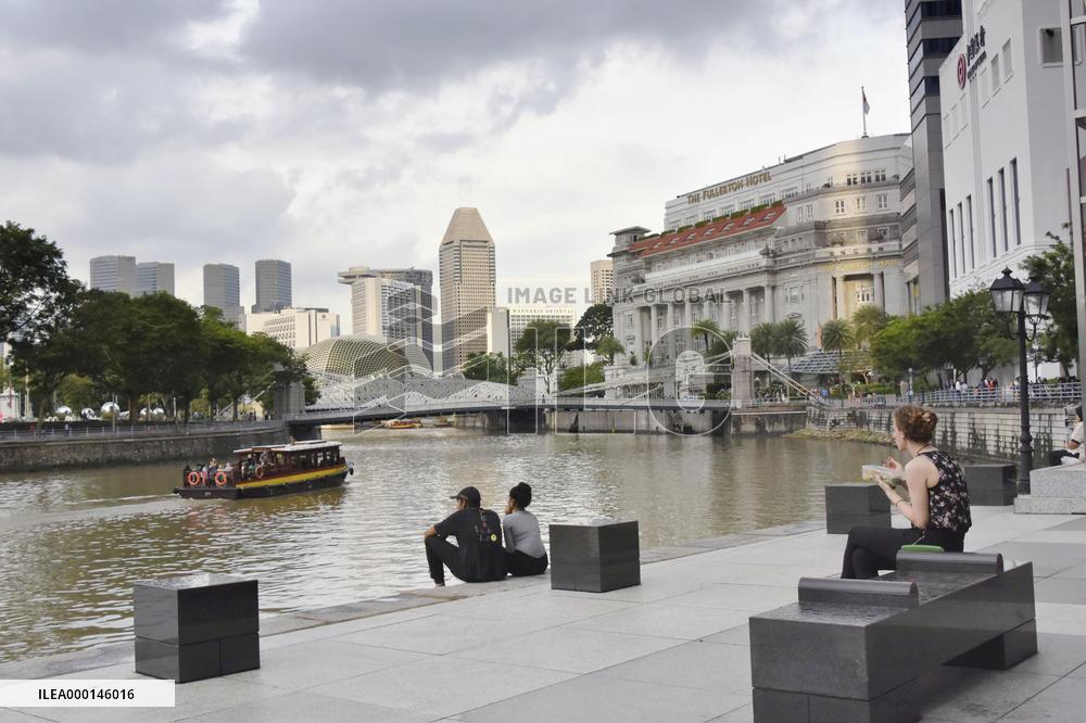 Raffles Place in Singapore
