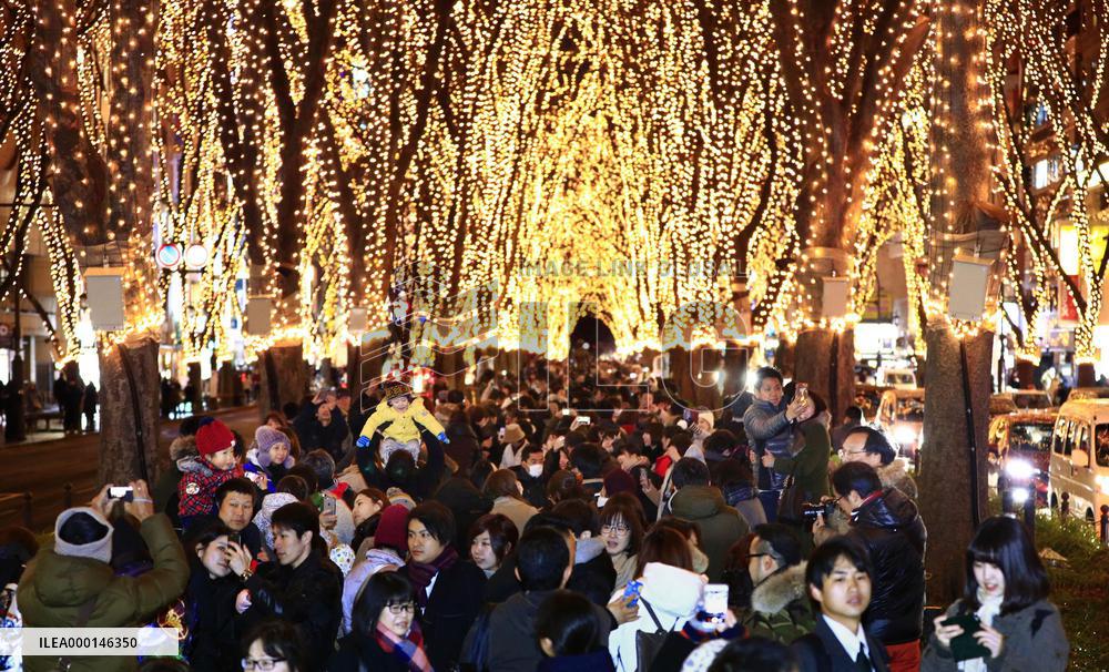 Illumination event in northeastern Japan
