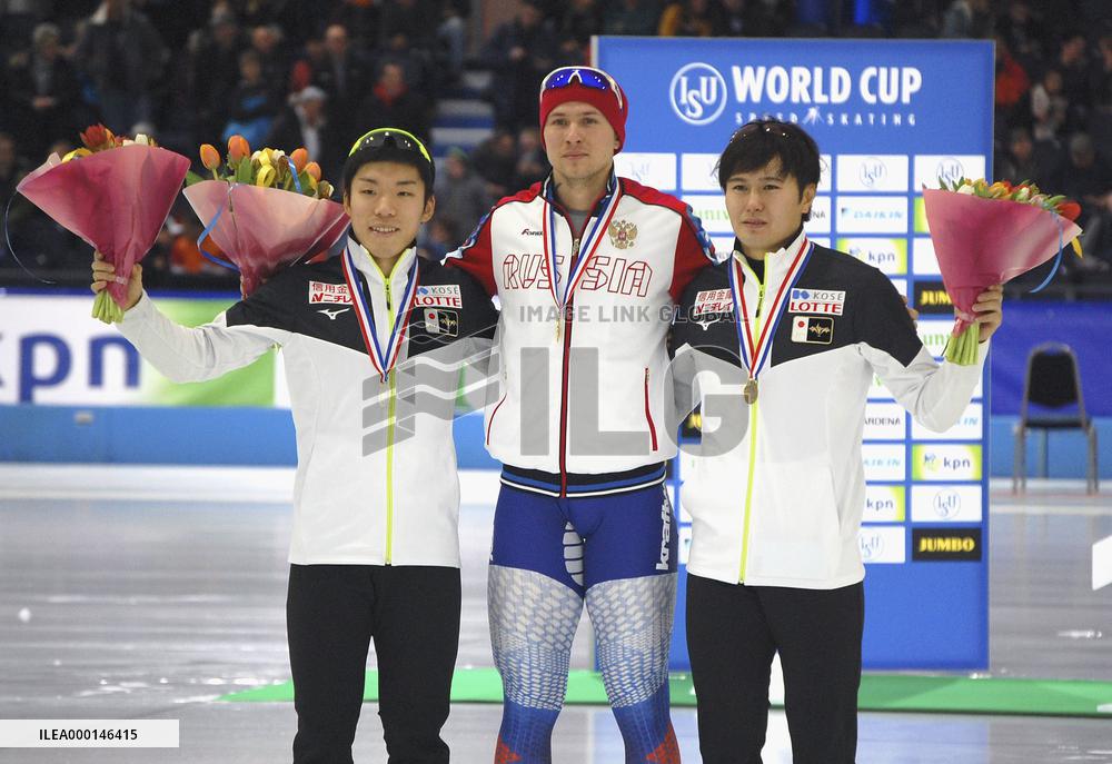 Speed skating: World Cup men's 500m
