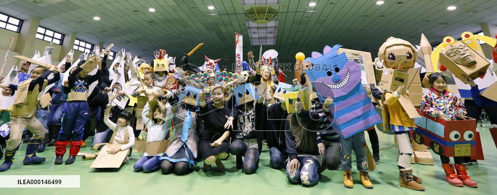 Cardboard cosplay festival in Japan