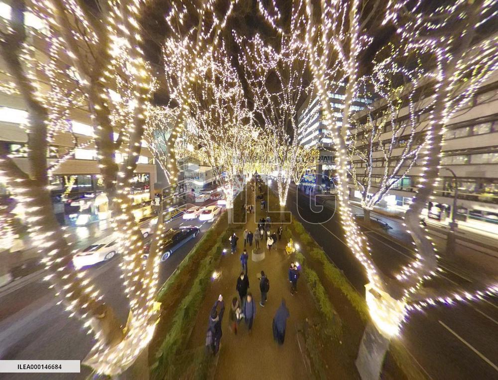 Illumination event in northeastern Japan