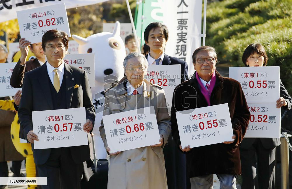 Vote disparity lawsuits in Japan
