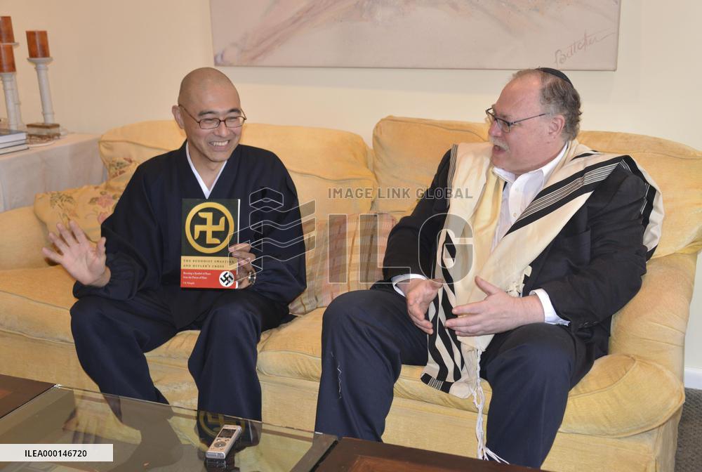Japanese monk Rev. Kenjitsu Nakagaki, Rabbi Alan Brill