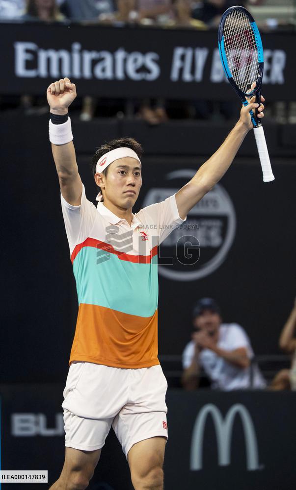 Tennis: Nishikori at Brisbane International