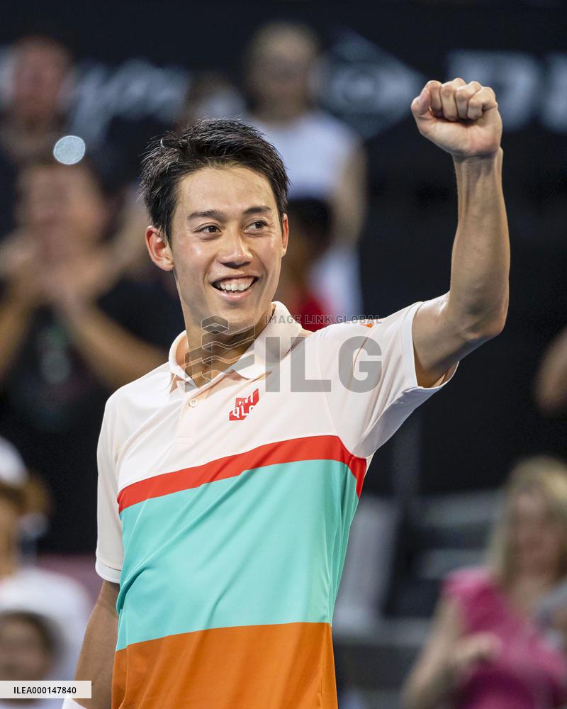 Tennis: Nishikori at Brisbane International