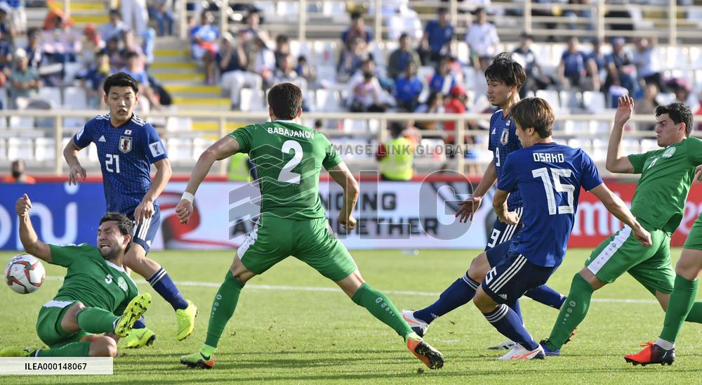 Football: Japan vs. Turkmenistan at Asian Cup