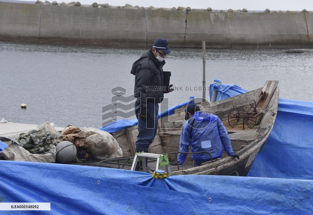 Boat found in western Japan