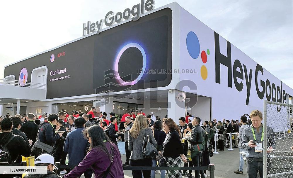 Google facility at CES trade fair